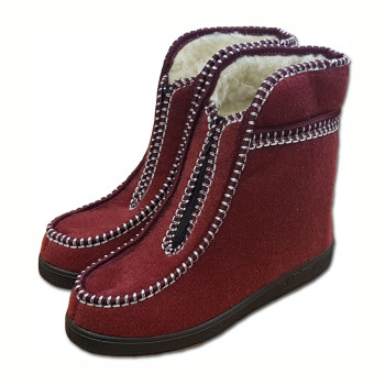 Wool Shoes SENIOR - BORDO