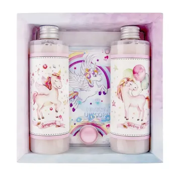 BOHEMIA Dárkové balení Unicorn – sprchový gel, šampon a hra BOHEMIA Dárkové balení Unicorn – sprchový gel, šampon a hra