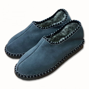 Closed Wool Slippers grey