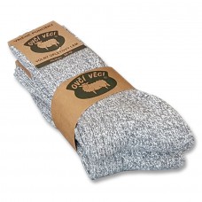 Ponožky z ovčí vlny 425 g - šedé sada 2 ks