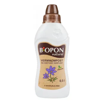 Biopon Vermikompost na kvetoucí rostliny 500 ml