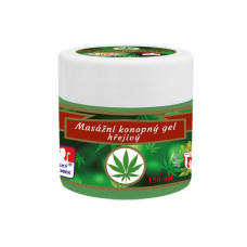 Konopný masážní gel Cannabis - hřejivý, 150 ml