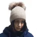 Vlněná čepice se dvěma bambulemi