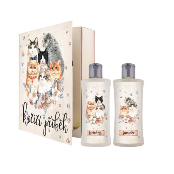 Cosmetic set Bohemia - gel 200 ml and shampoo 200 ml - Cat story 