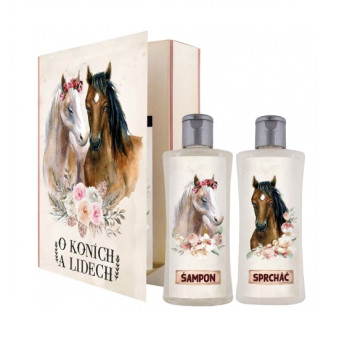 Cosmetic set Bohemia - gel 200 ml and shampoo 200 ml - About horses and people