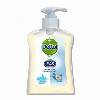 DETTOL antibakteriální tekuté mýdlo s heřmánkem E45, 250 ml