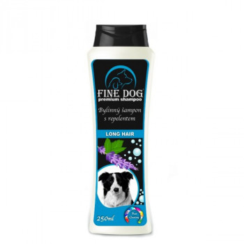 Fine Dog Herbal repellent shampoo LONG HAIR, 250 ml