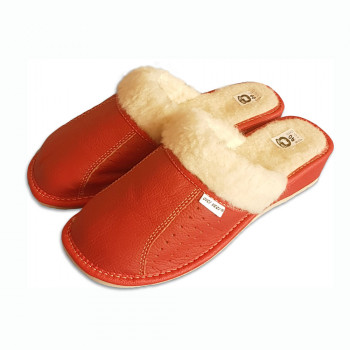 Wedge Slippers Red