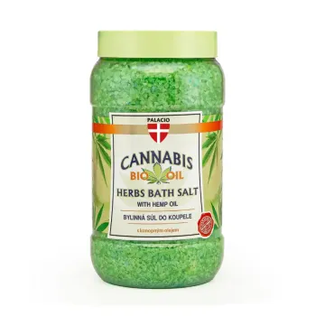 Konopná sůl do koupele, 1200 g