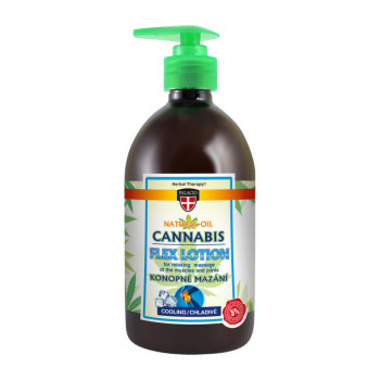 CANNABIS Flex Lotion Cooling with Pump 500 ml