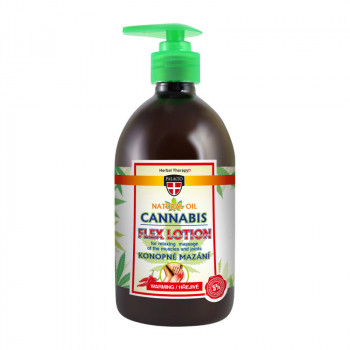 CANNABIS Flex Lotion Warming with Pump 500 ml