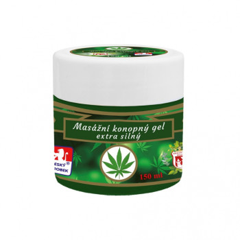 Hemp massage gel - extra strong, 150 ml