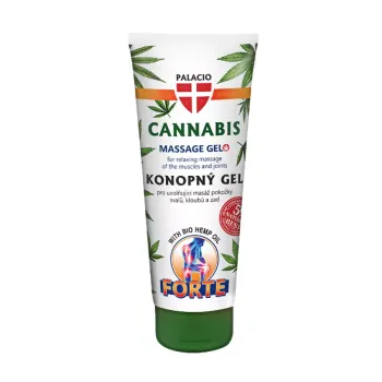 Konopný masážní gel FORTE, tuba, 200 ml