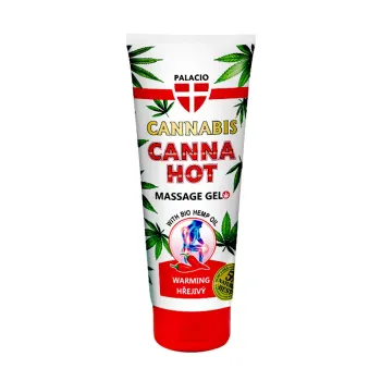 Konopný masážní gel hřejivý - tuba, 200 ml