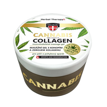 Konopný masážní gel Collagen