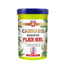 Konopný masážní Flex gel, hřejivý 380 ml