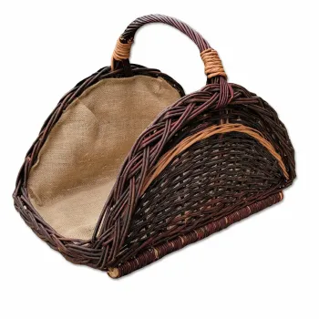 Proutěný koš na dřevo velký - 267