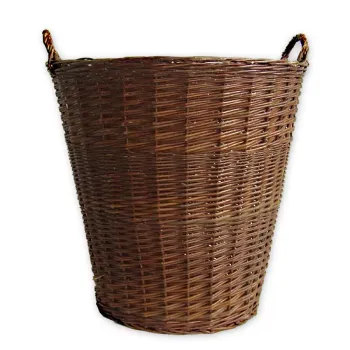 Proutěný koš na seno vysoký kulatý Ø 60 cm