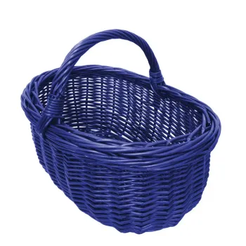 Proutěný košík modrý - 633