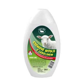 Krémové mýdlo s lanolinem 1000 ml