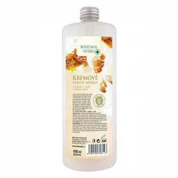Tekuté mýdlo med a kozí mléko 1000 ml Tekuté mýdlo med a kozí mléko 1000 ml