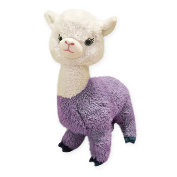 Plyšová Lama fialová 58 cm