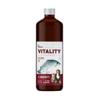 Akinu VITALITY lososový olej pro psy a kočky 1 L