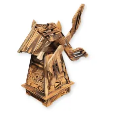 Zahradní větrný mlýn rustikální 78 cm Zahradní větrný mlýn rustikální 78 cm