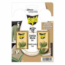 RAID háček proti šatním molům s vůní cedru 2 ks