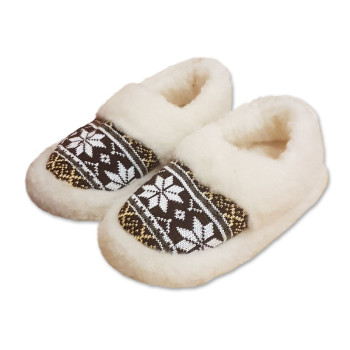 Heeled Slippers NORWAY Brown