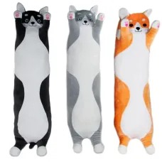 Plyšový polštář dlouhý pejsek 90 cm Plyšový polštář dlouhý pejsek 90 cm