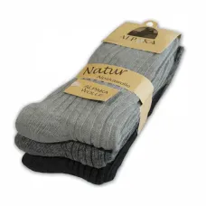 Vlněné ponožky Lama Alpaka dámské celoroční - 3 páry