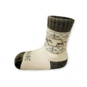 Funkční dětské ponožky z ovčí vlny Merino