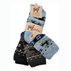 Vlněné ponožky Alpaka dámské - sada 3 ks