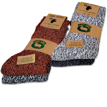 Wool Alpaca socks - 2 paires