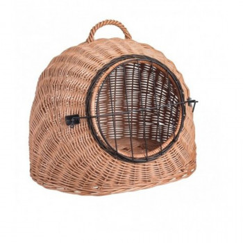 Wicker crate for pets