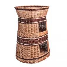 Proutěný domeček pro domácí mazlíčky dvoupatrový Proutěný domeček pro domácí mazlíčky dvoupatrový