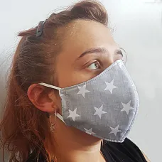 Bavlněná ochranná rouška dvouvrstvá