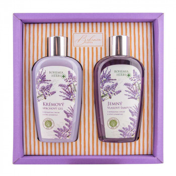 Cosmetic set - gel 250 ml and shampoo 250 ml - lavender