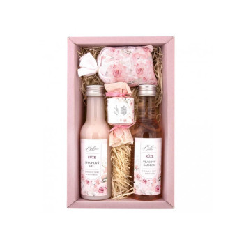 BOHEMIA Set of Premium rose - gel 200 ml, shampoo 200 ml, soap 30 g