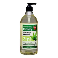 BioHemp sprchový šampon pro celou rodinu 2v1, 750 ml