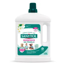 SANYTOL Dezinfekce na prádlo s vůní bílých květů, 1500 ml SANYTOL Dezinfekce na prádlo s vůní bílých květů, 1500 ml