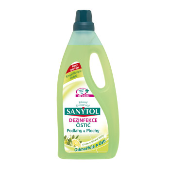 Floor & Surface Disinfectant Cleaner, Lemon 1 L