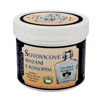 Slivovicové mazání s konopím, 500 ml