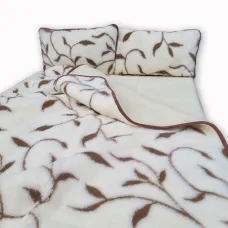 Ložní souprava z ovčího rouna Lístky