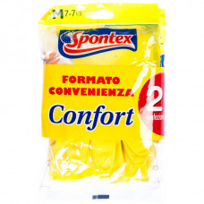 Spontex Confort gloves extra vinyl M