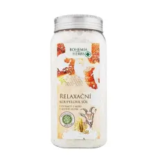 Koupelová sůl relaxační med a kozí mléko 900 g Koupelová sůl relaxační med a kozí mléko 900 g