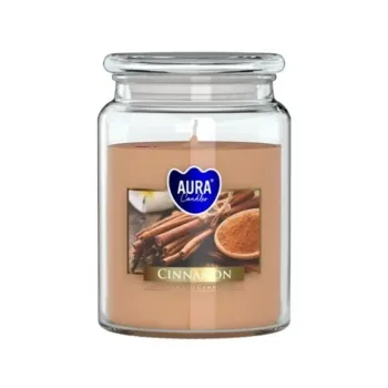 Vonná svíčka ve skle s víkem CINNAMON 500 g