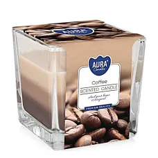 Tříbarevná vonná svíčka ve skle - Coffe 170 g Tříbarevná vonná svíčka ve skle - Coffe 170 g