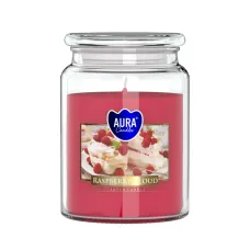 Vonná svíčka ve skle s víkem RASPBERRY CLOUD 500 g
